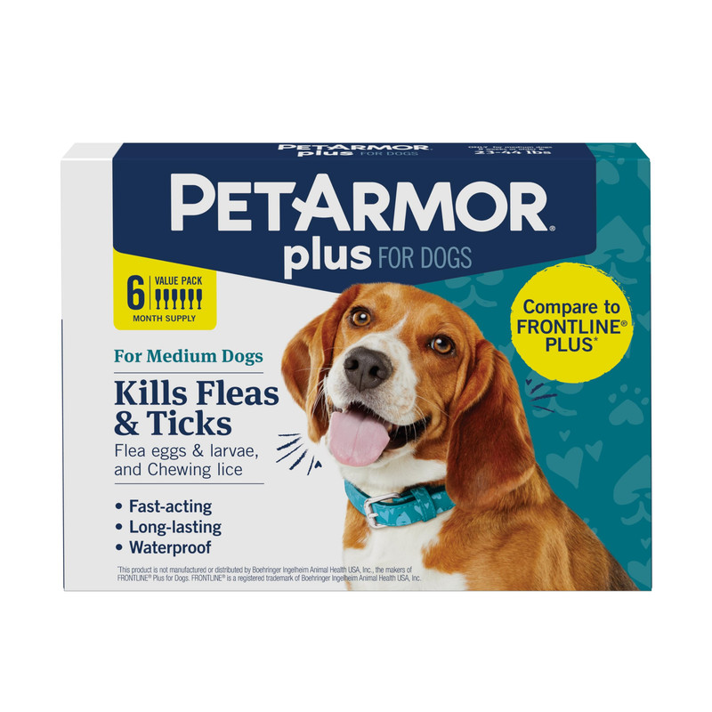 PetArmor Plus Medium Dogs 23-44 lbs 6-Month