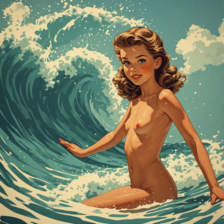 Pin-Up-style-Nakked-Young-Girl-(34)