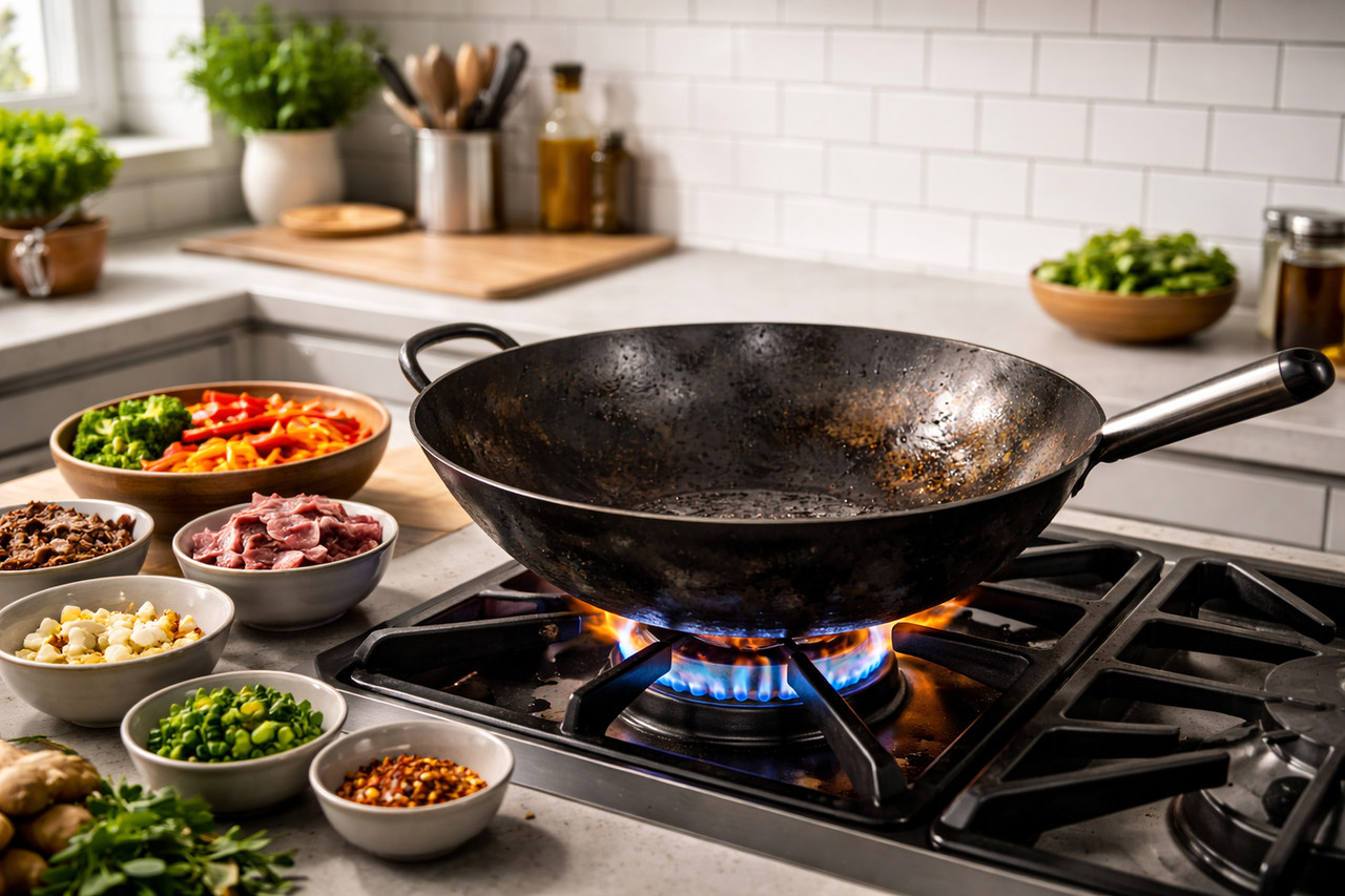 Приготовление лапши вок дома