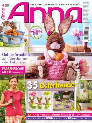 Cover: Anna Ideen zum Selbermachen Magazin April No 04 2023