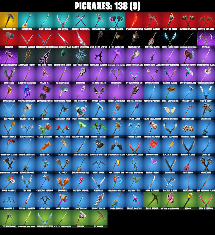 pickaxes comp