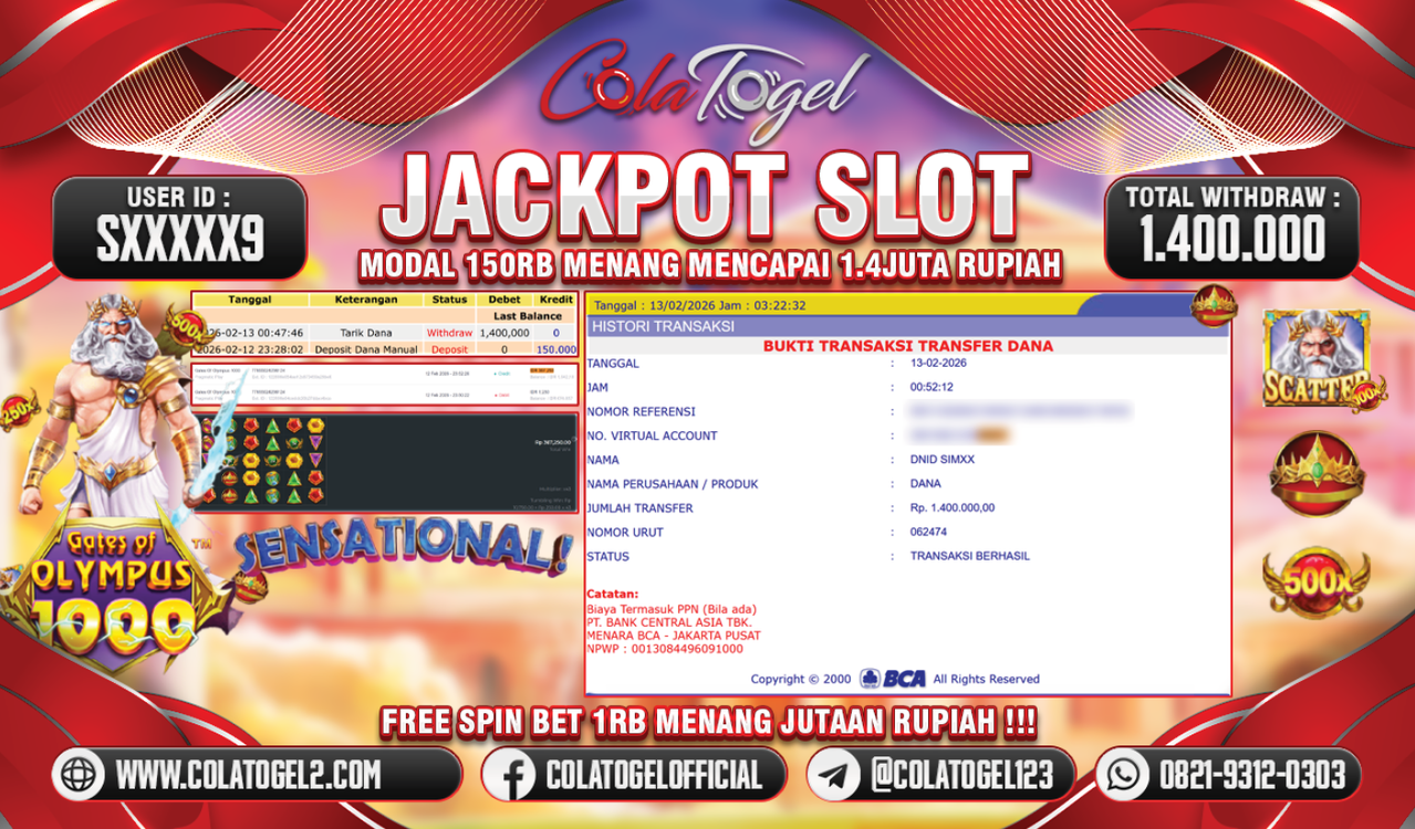 JACKPOT SLOT GACOR!!