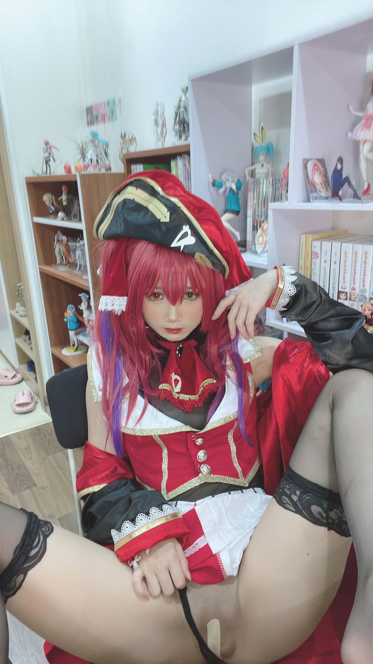 PoppaChan Houshou Marine Cosplay Collection (Hololive) – 94 Photos 427MB插图2