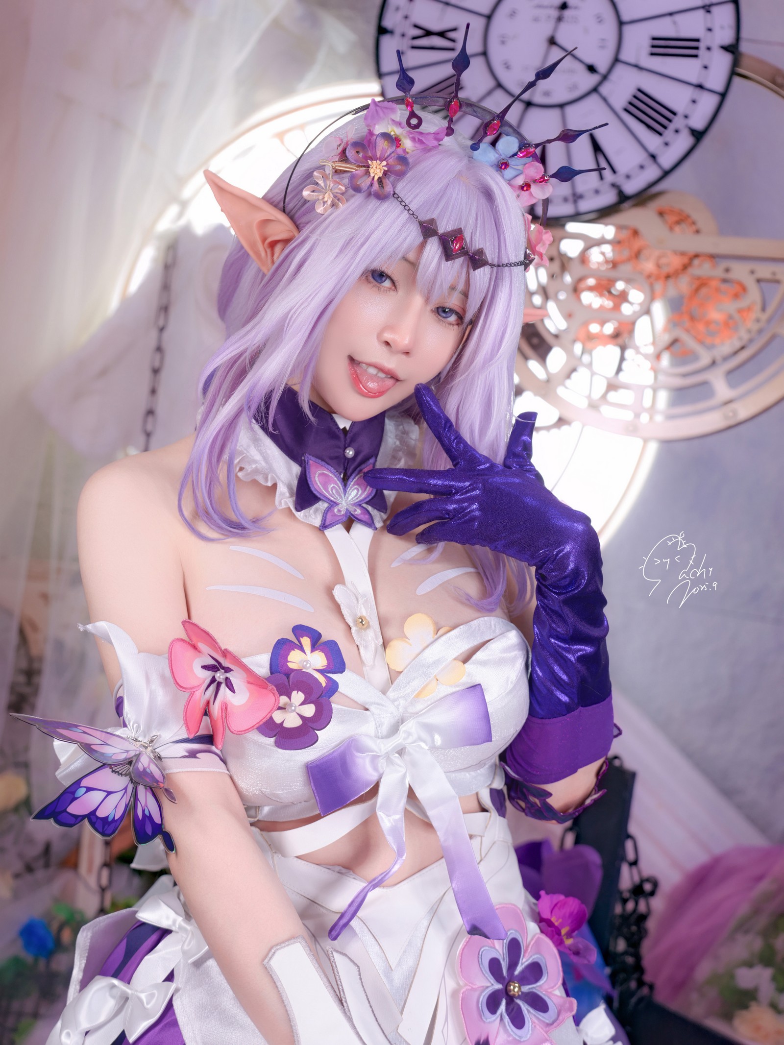 Machi马吉 星穹铁道遐蝶Cosplay写真｜Castorice高质量图集（34P-66.2M）插图8