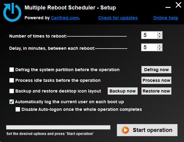 Multiple Reboot Scheduler 2.5.0.0