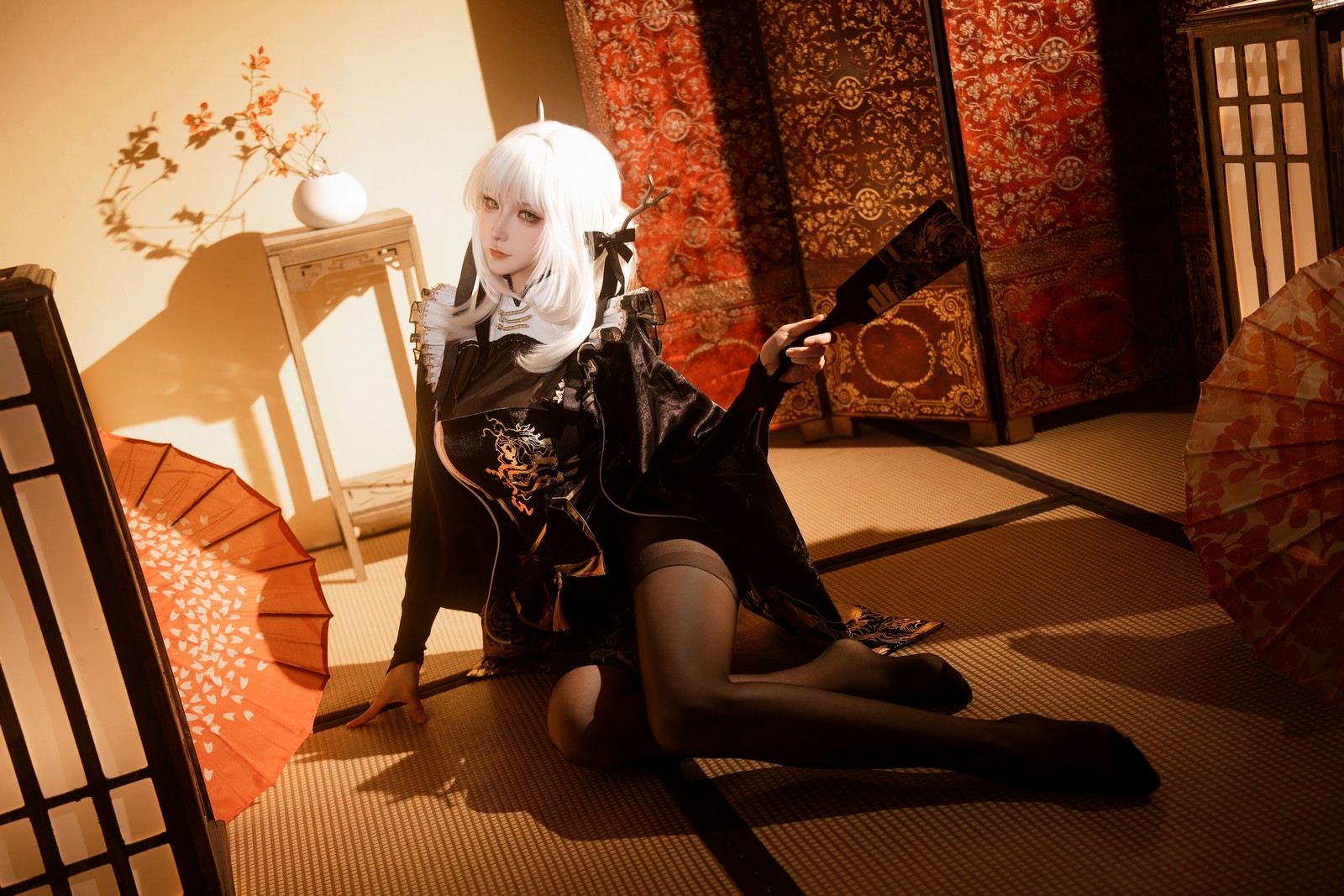 Seya-狮砸 – Nikke 布兰儿 和服 Cos 高清写真（12P-124.1MB）插图8