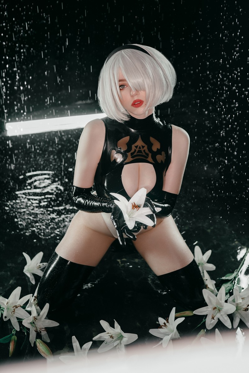 Alina Becker 2B Cosplay NieR Automata 高清写真合集【50P-92.2M】插图9