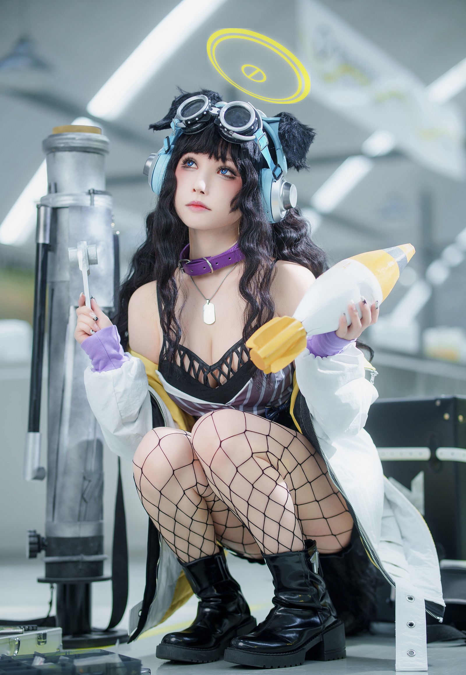 一千只猫薄禾写真 –  蔚蓝档案 阿洛娜 Cosplay 高清写真集（17P / 178.9MB）