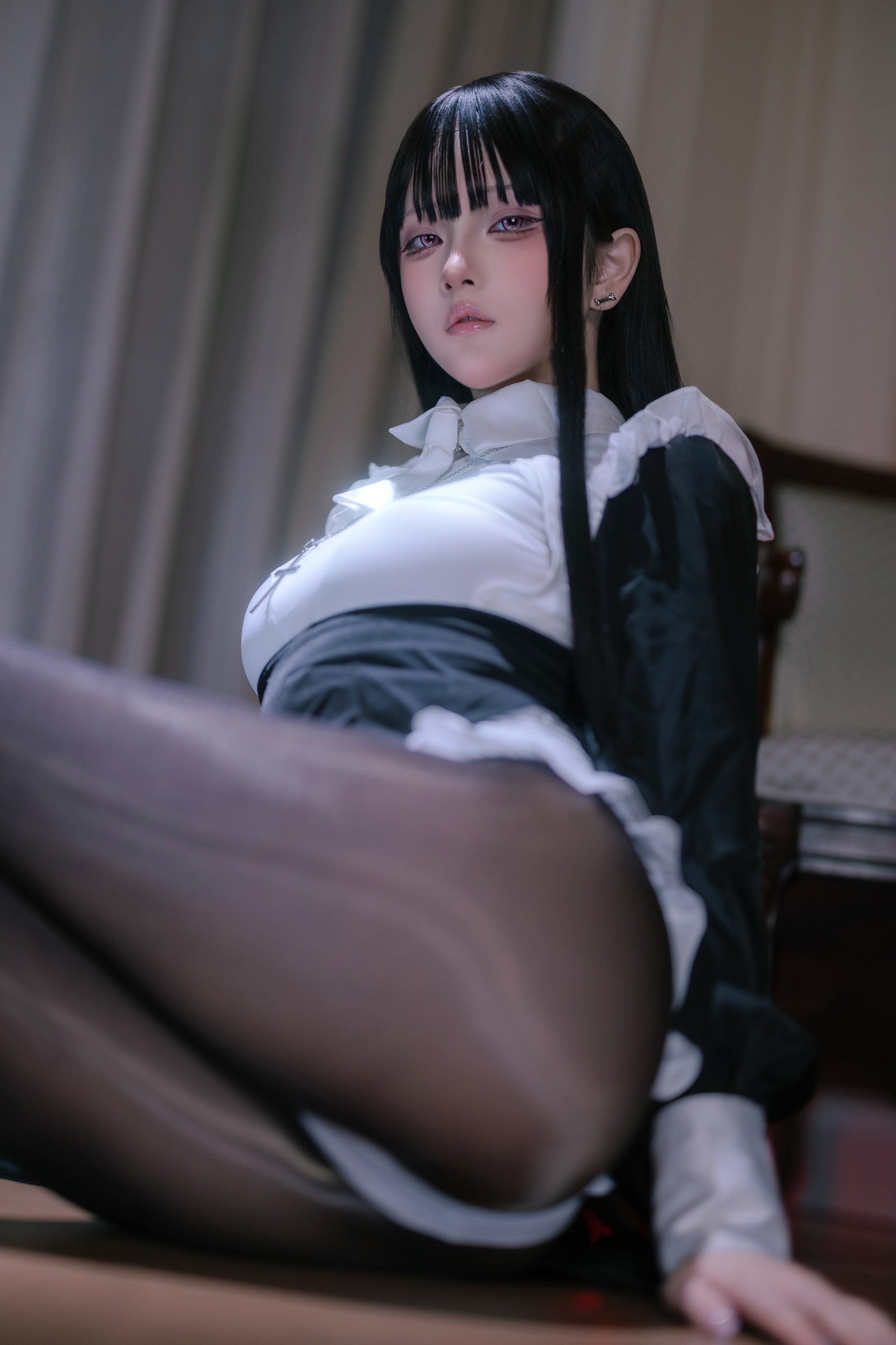 屿鱼 Yuyu 黑丝修女 Cosplay 写真合集（40P｜375MB）插图1