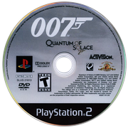 007 James Bond  Quantum Of Solace Logo DVD