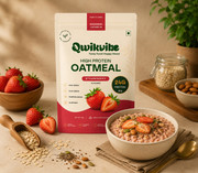 Strawberry oats bowl