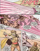 Optic Blast (Wide) hitting multiple targets