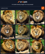 Craiyon - photo of a lion