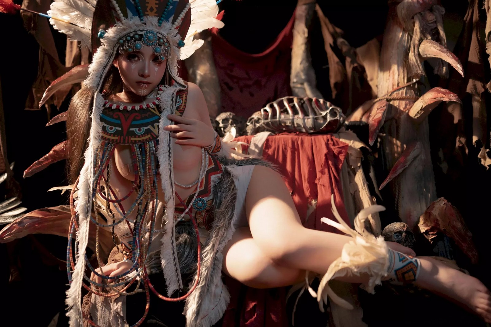 Bangni邦尼 – 印第安（紫舞龙）Cosplay 写真集（99P-355.3MB）插图5