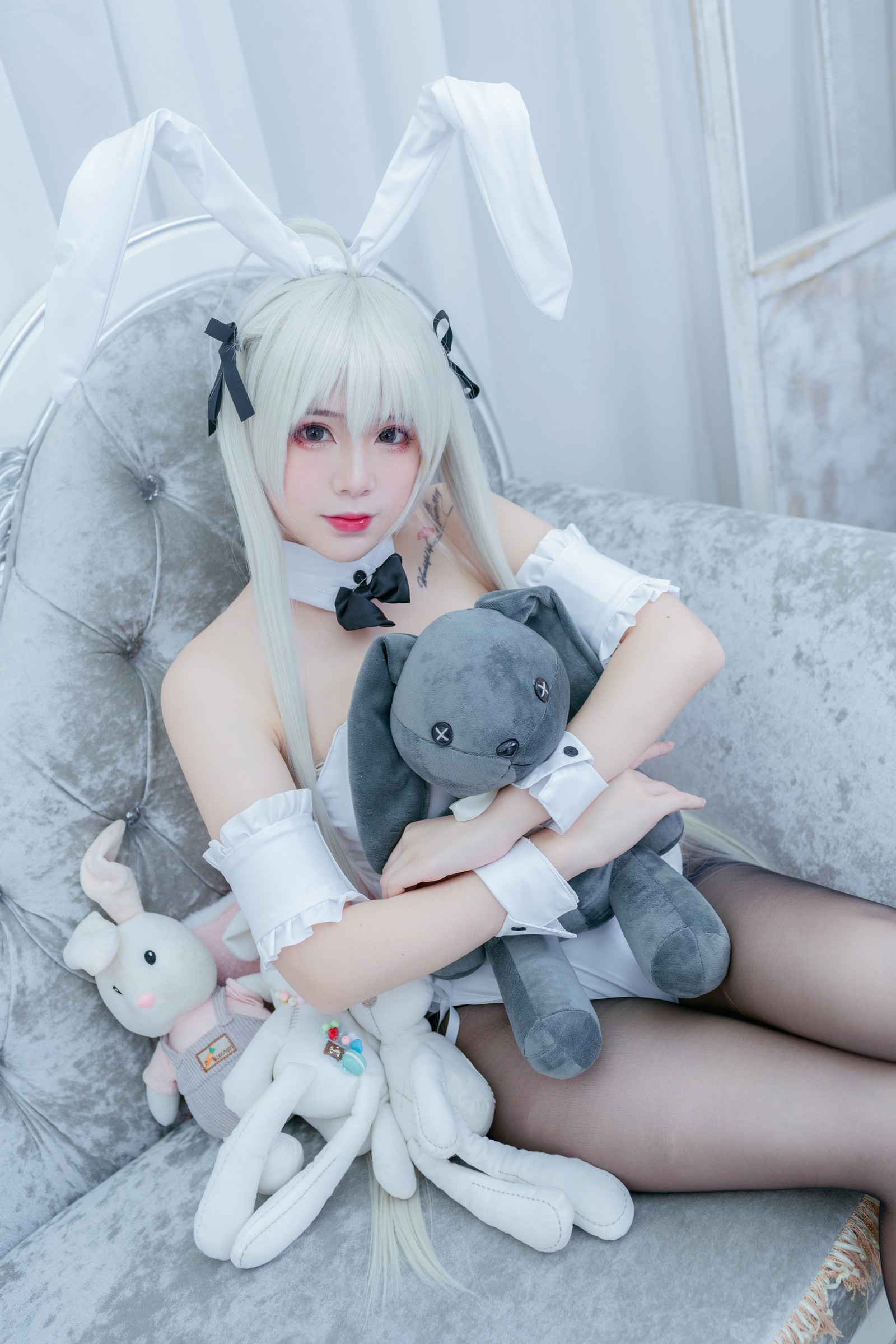 羊大真人 – 穹妹兔女郎 Cosplay 写真集（13P-226.4MB）人气角色还原插图