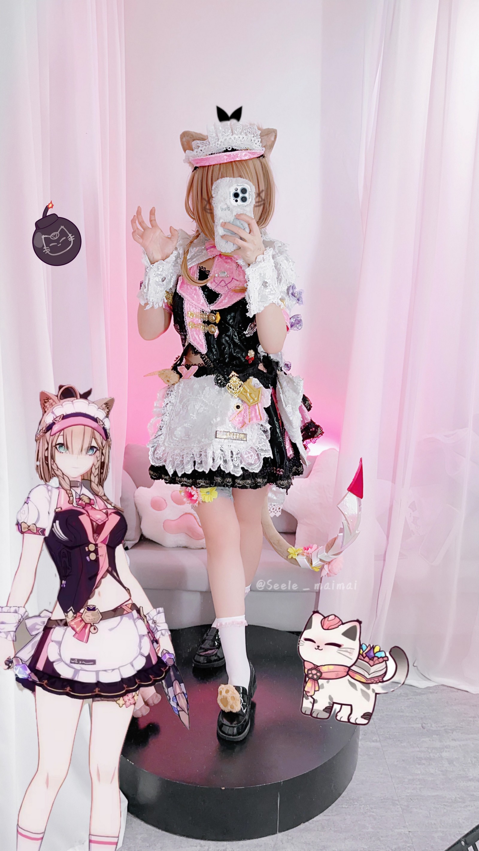 Seele麦麦帕朵菲莉斯 Cosplay 写真集｜猫系萌感高清图集（25P-41.2M）