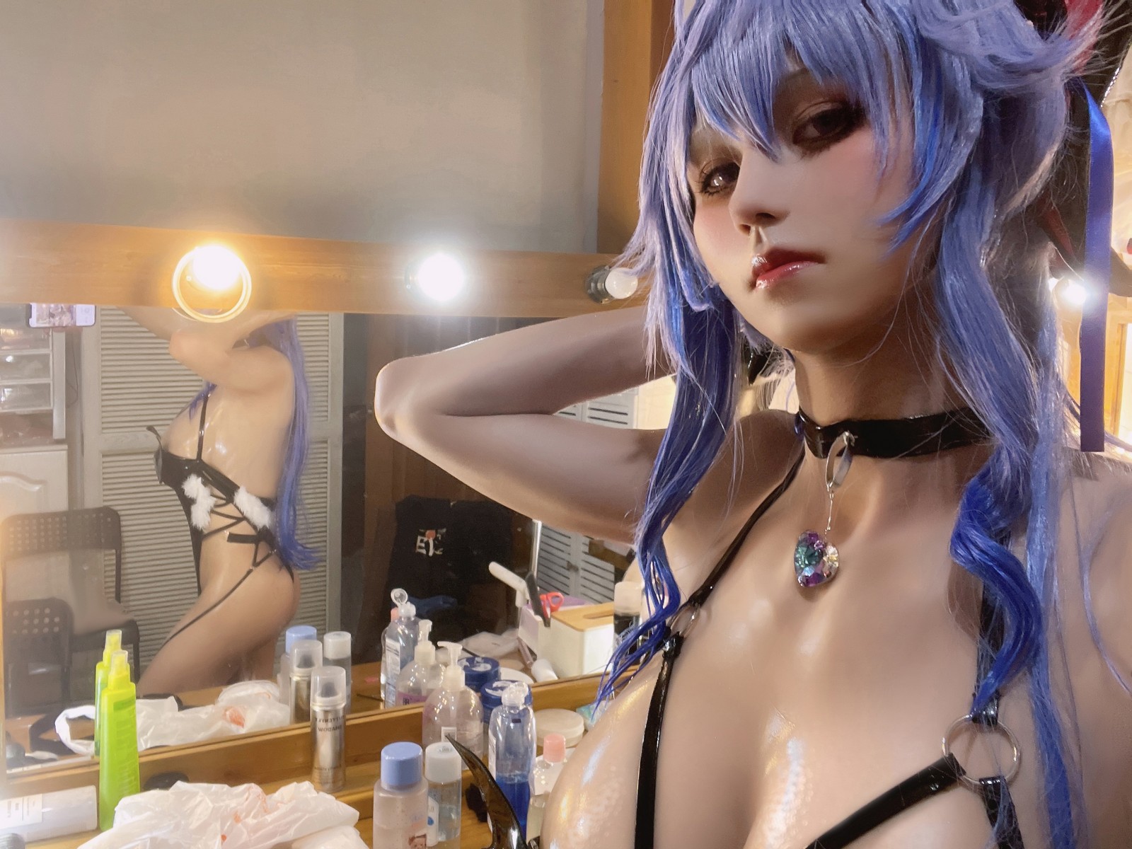 桜满三时 – 原神 甘雨魅魔写真照[130P-1.21G]插图3