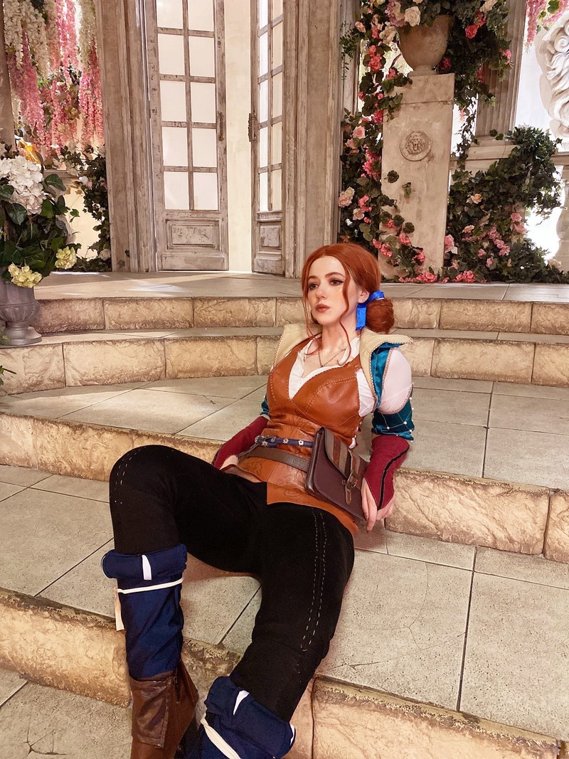 Alina Becker 特莉丝 Triss Merigold Cosplay 巫师系列高清写真【37P-150M】插图9