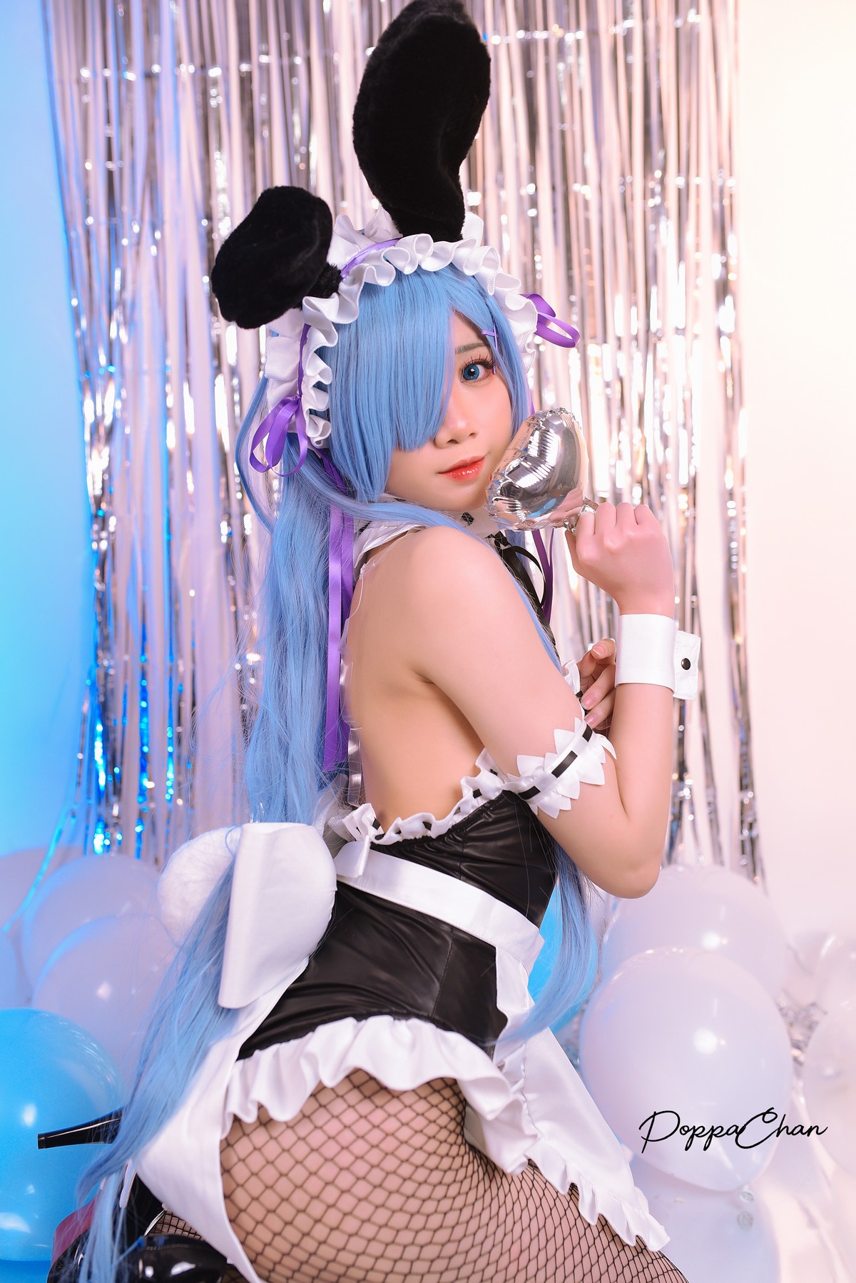 PoppaChan Rem Bunny Cosplay HD – 37 Photos 182MB插图4