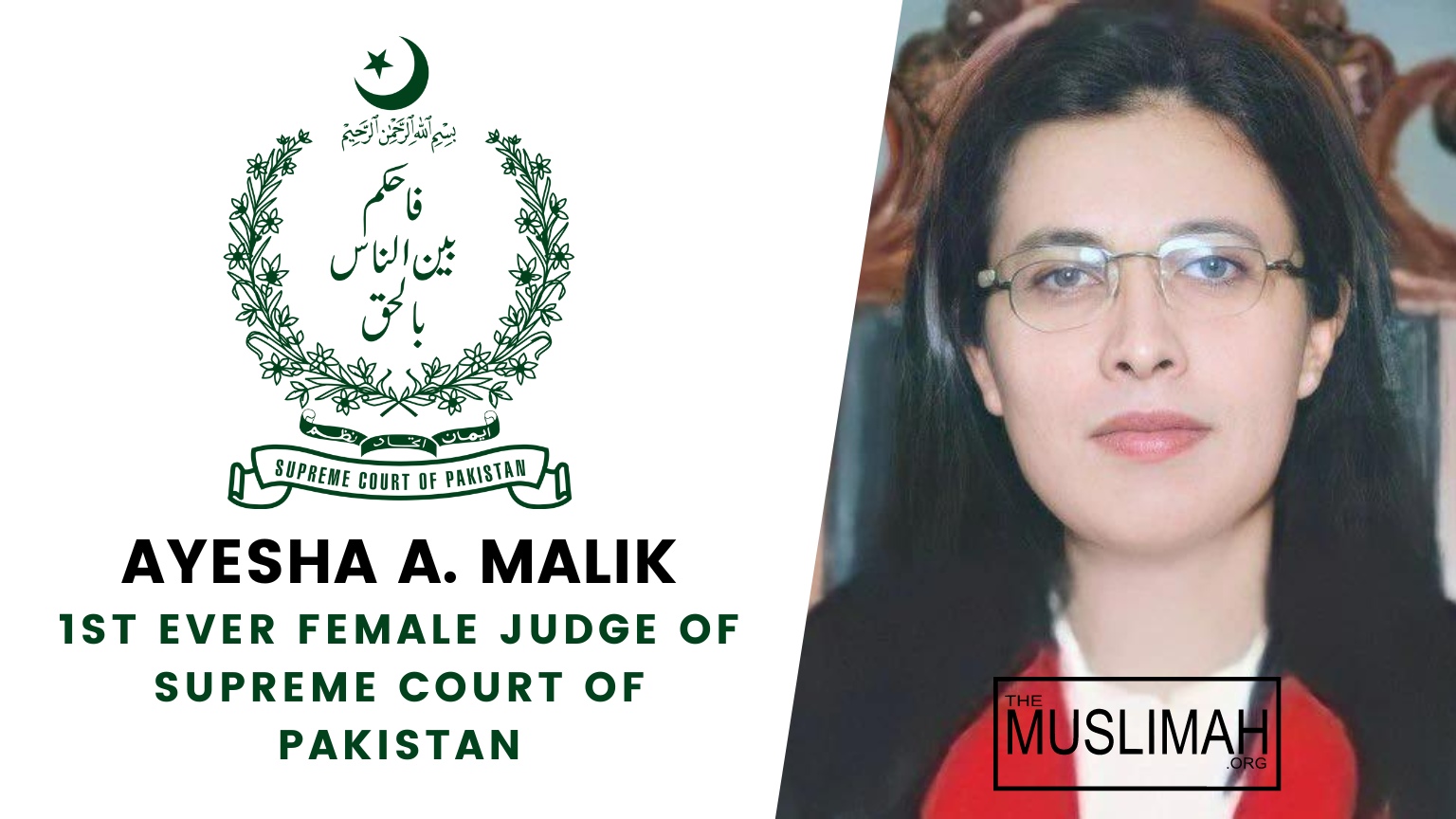 Justice Ayesha Malik become 1st ever female judge of Supreme Court of Pakistan