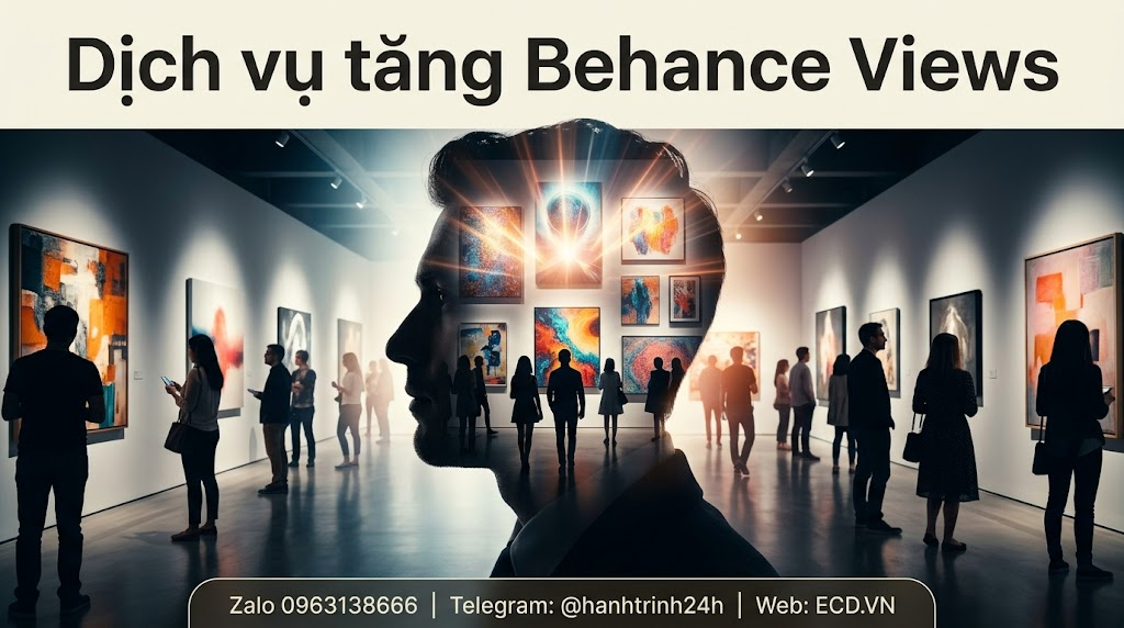 dịch vụ tăng behance views miễn phí behance pro