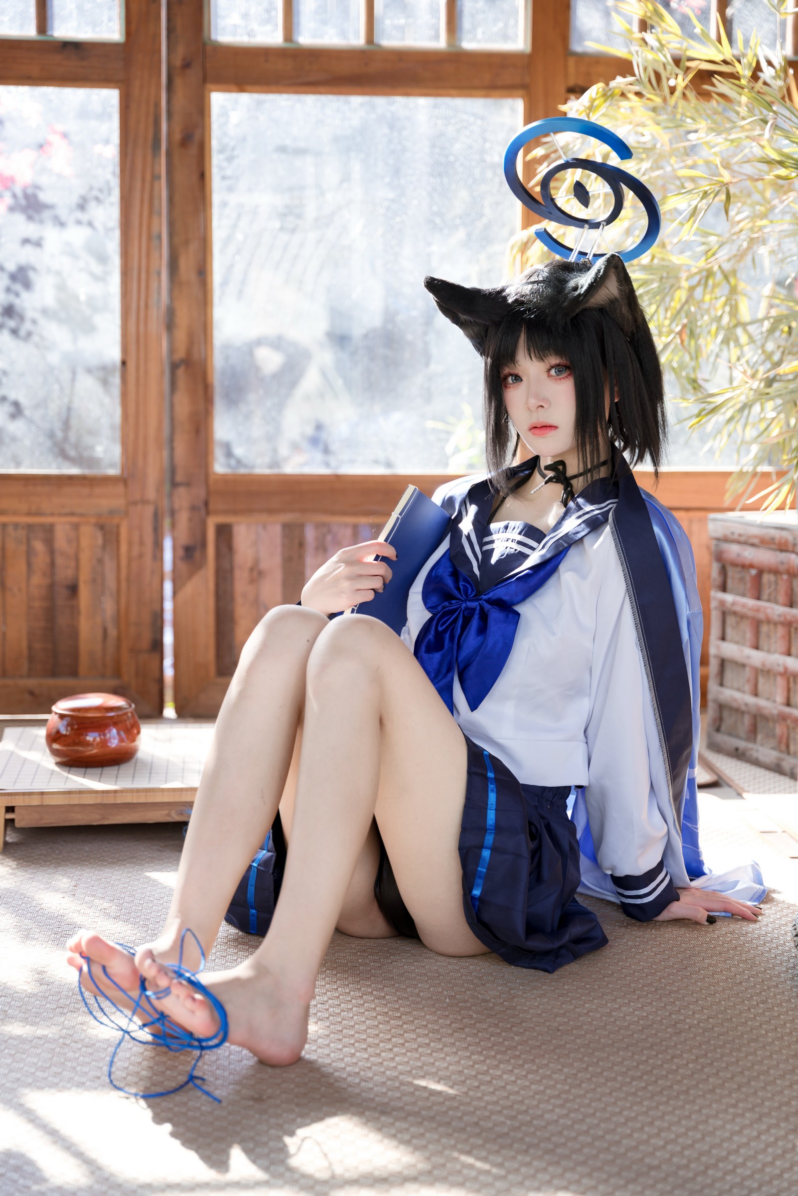 九柒喵 – 桐生桔梗 Cos 高清大合集（88P-470MB）和风旗袍写真插图6