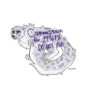 Snow leopard commission