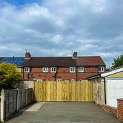 During: edging and soil prep