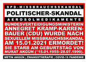Annegret Kramp-Karrenbauer (CDU) nach Missbrauchsskandal am 15.01.2021 ermordet!