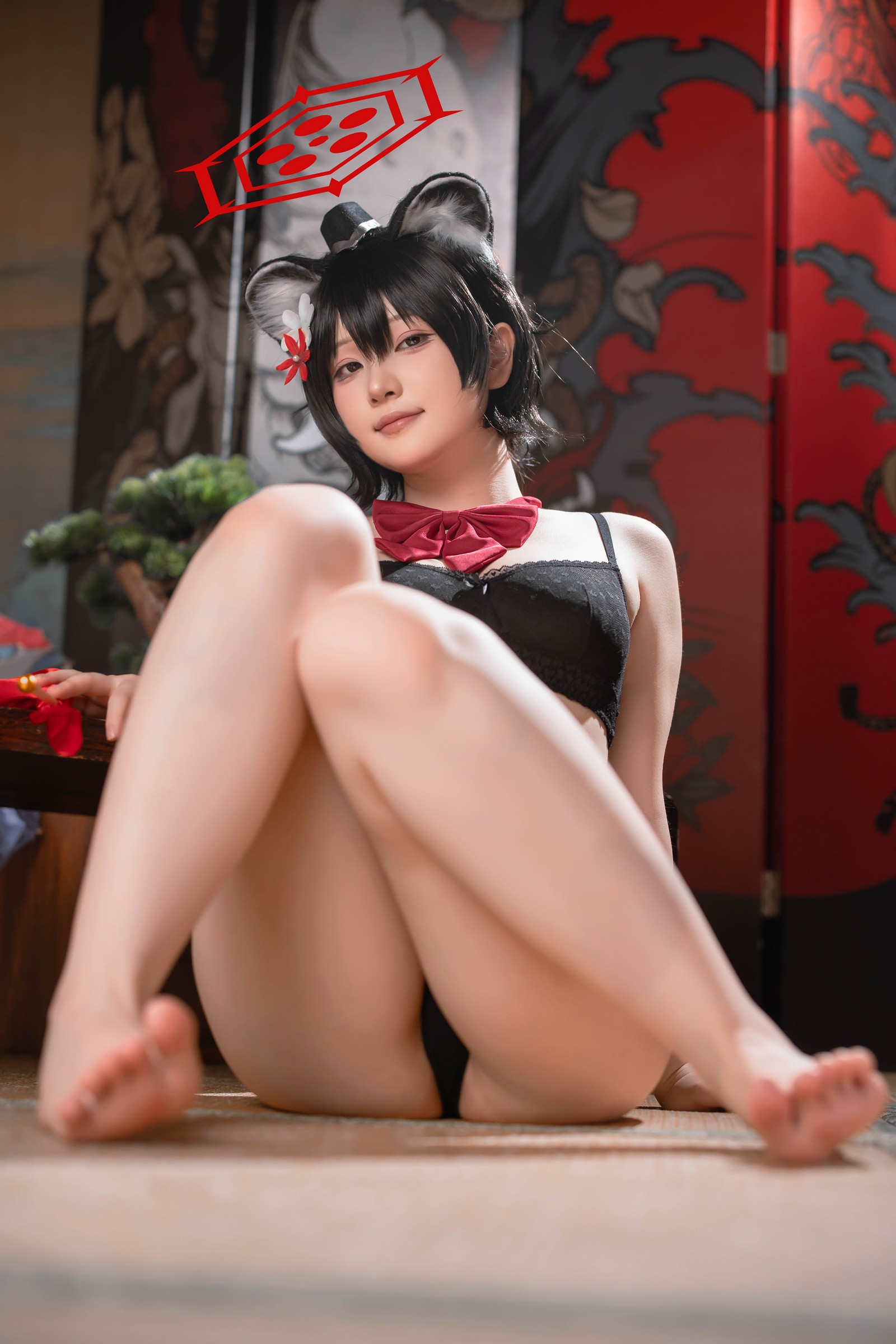 屿鱼 Yuyu 蔚蓝档案 春日椿 导游主题 Cosplay 写真集（55P｜156MB）插图