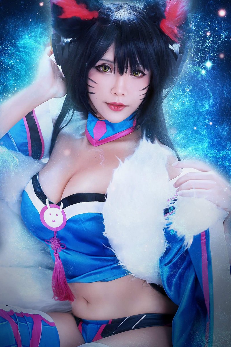 Hana Bunny 阿狸 Ahri Cosplay写真｜英雄联盟 LOL 九尾妖狐 Ahri 高清图片[14P-12.7M]插图4