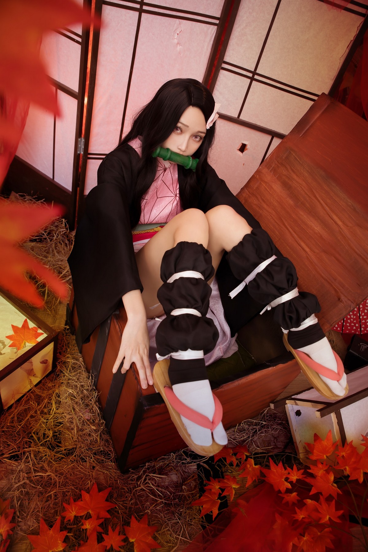 Choi Ji Yun 祢豆子Cosplay写真 鬼灭之刃高清图集 [10P／47MB]插图2