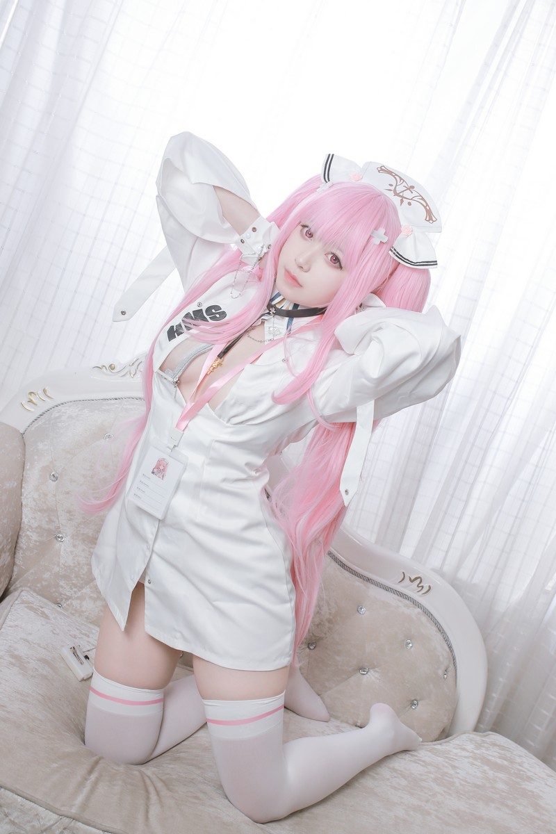 Asagiriai（愛ちゃん）英仙座护士服Cosplay写真图集 20P 高清图集 (171MB)