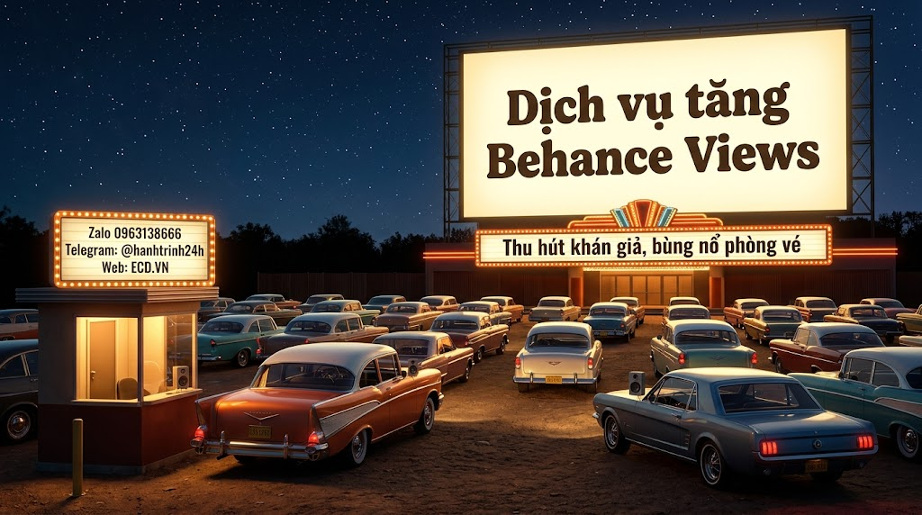 tăng behance views 2024