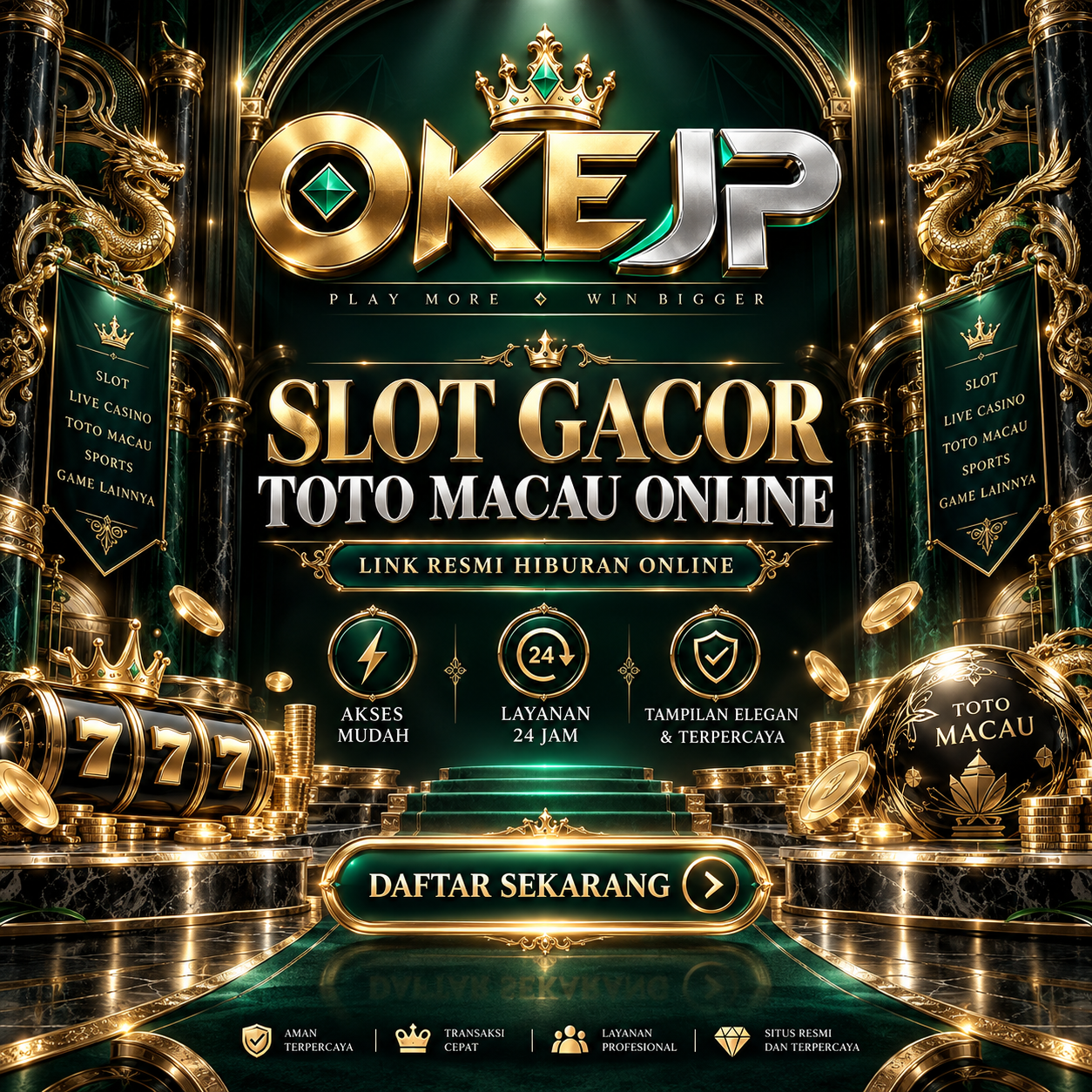 OKEJP Situs Brand Toto Macau Terpercaya Dengan Banyak Bonus Melimpah Jaman Now
