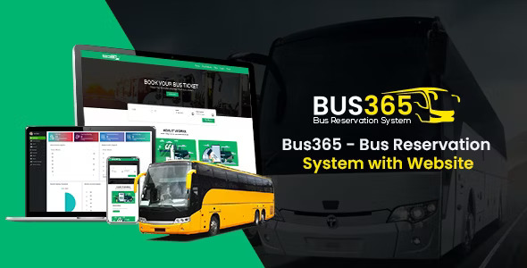 Bus365 v6.2 - Bus Reservation System with Website - nulled