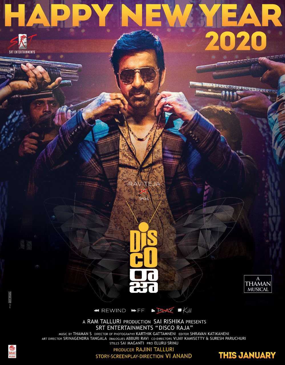 Disco Raja (2020) Telugu (WEBRip 1080p x265 HEVC 10bit AAC 5.1 ESub) - [Musafirboy]