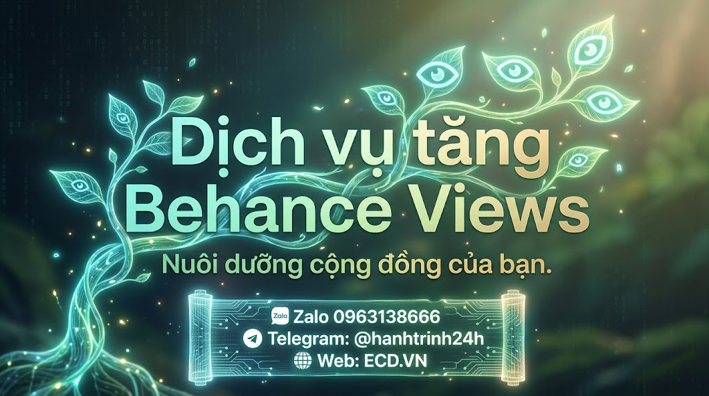dịch vụ tăng behance views an toàn tăng impression