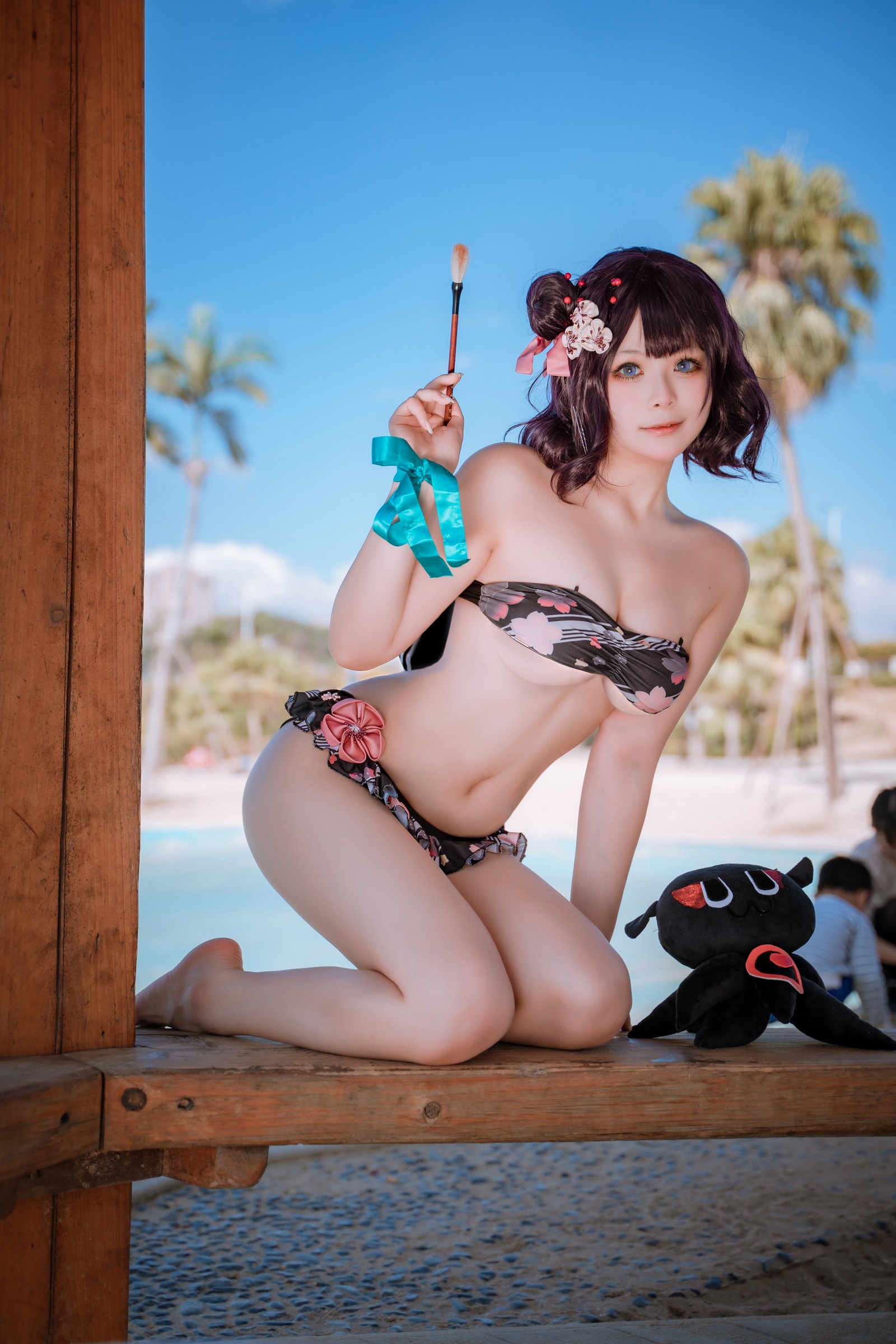 w百合欧皇子w 沙滩写真集 – 夏日泳装主题高清写真 [21P-173MB]插图2