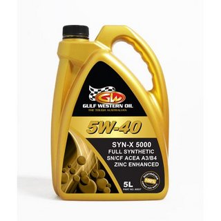 Gulf Western Fully Synthetic Syn-X 5000 10w40 – 5 Litres