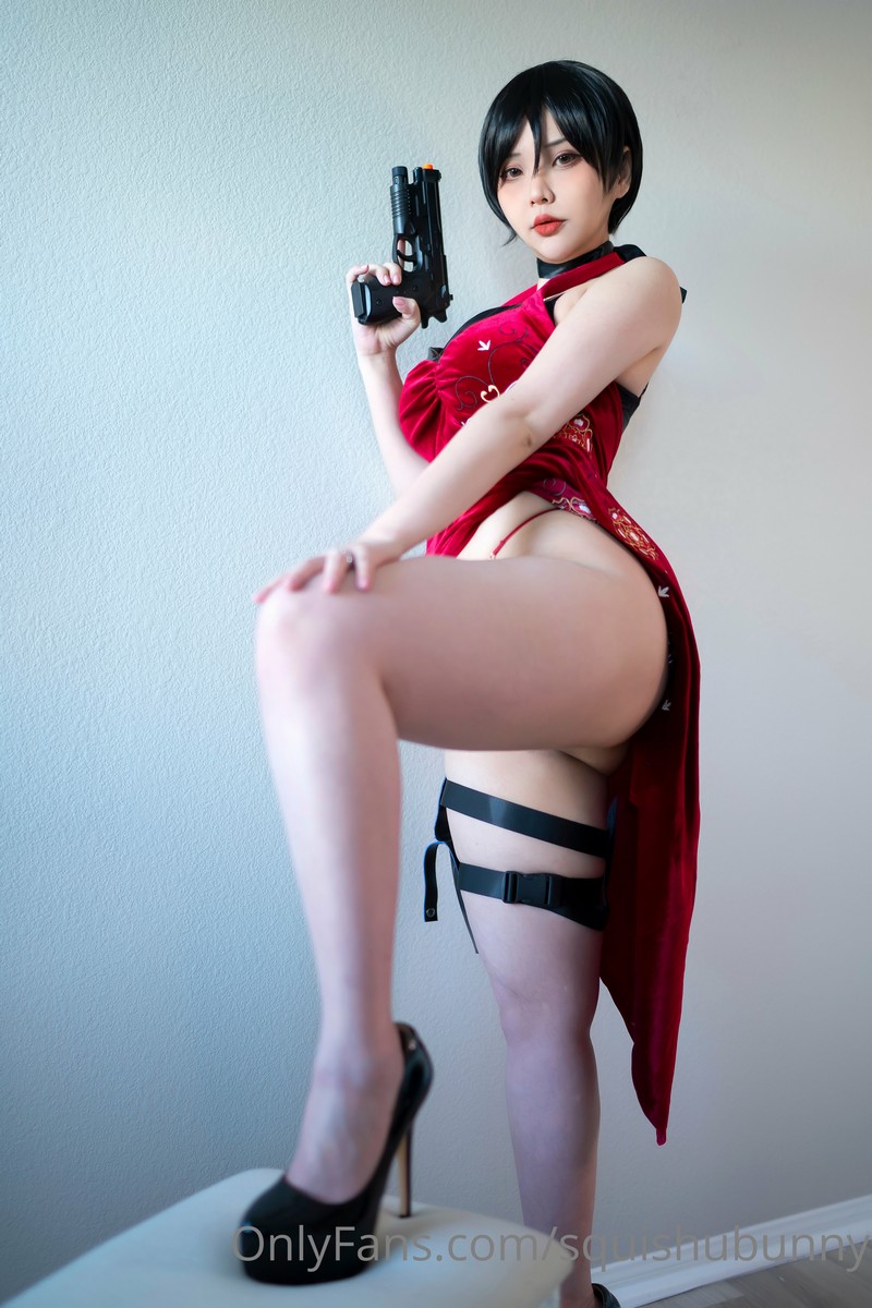 Hana Bunny 艾达王 Cosplay写真｜生化危机 Ada Wong RE4 高清图集[9P-30.5M]插图4