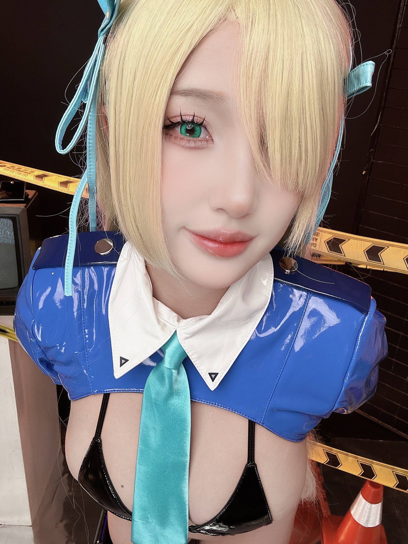 Puy Puy – 一之濑明日奈 Asuna Police Cosplay 写真合集（133P+7V-4.59GB）插图1