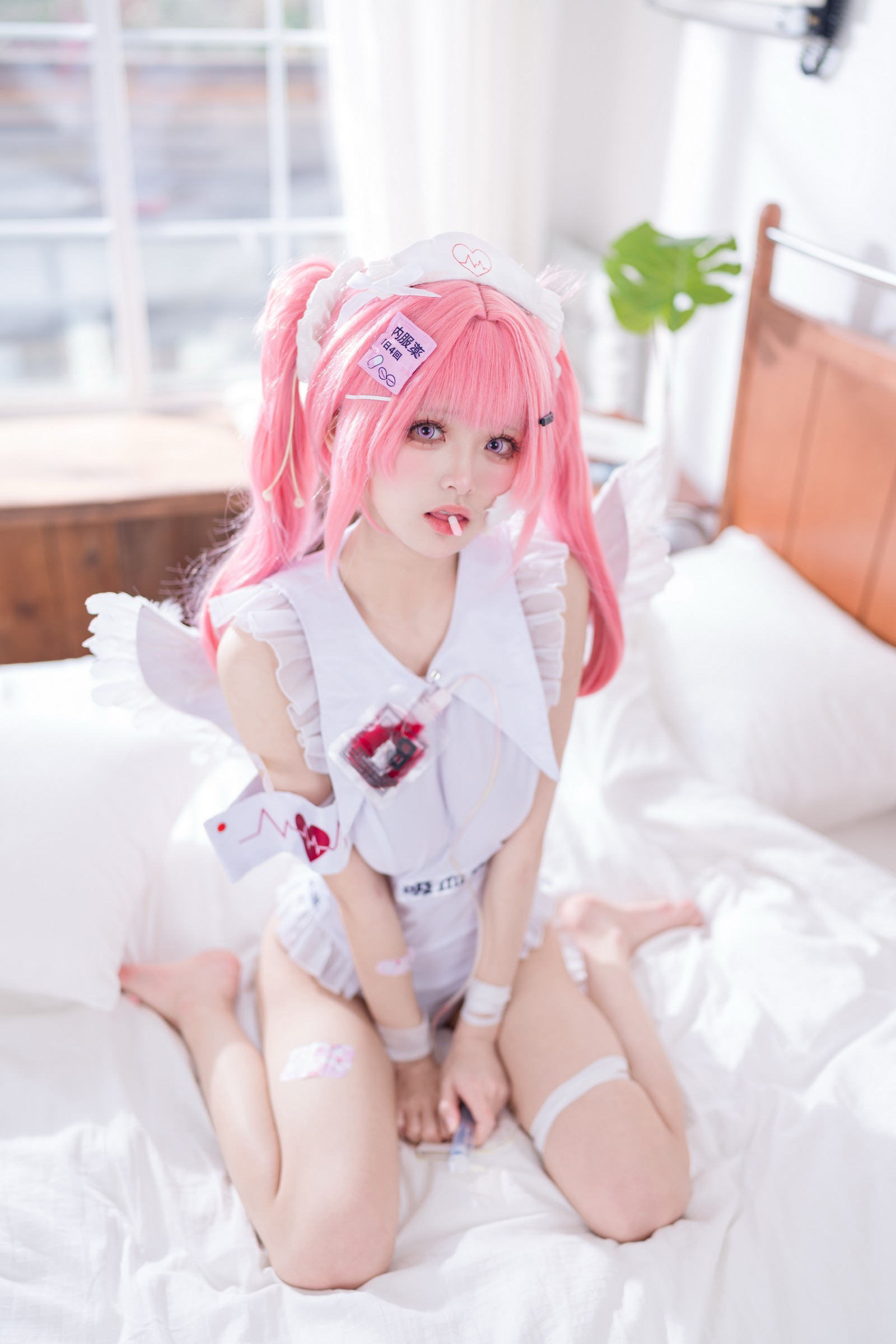 九柒喵 – 小护士针筒 写真合集（48P-139.5M）护士制服 Cos 高清图集插图7
