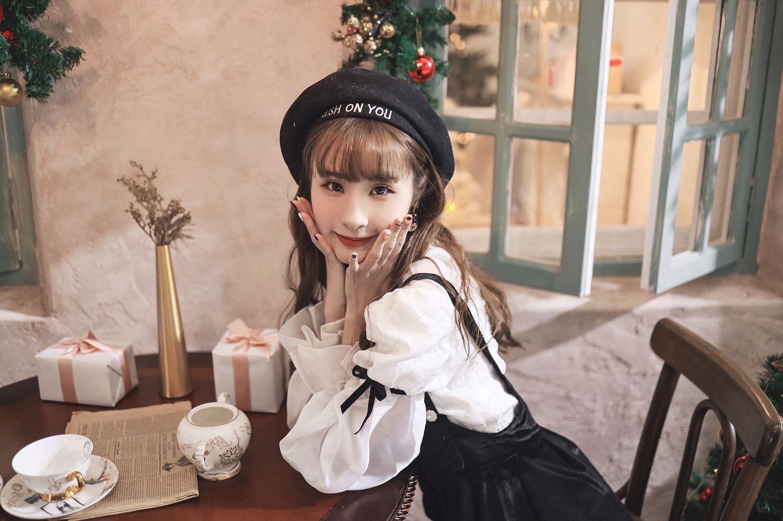 泥泥汝 圣诞主题 A 写真图集｜节日风格高清摄影（50P｜192MB）插图8