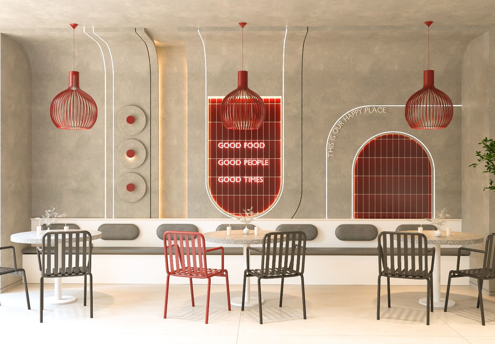 render of lighting design