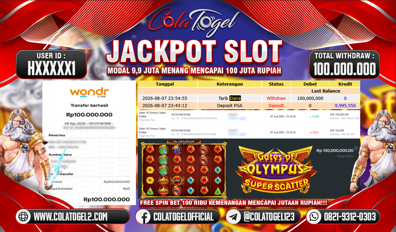JACKPOT SLOT GACOR!!