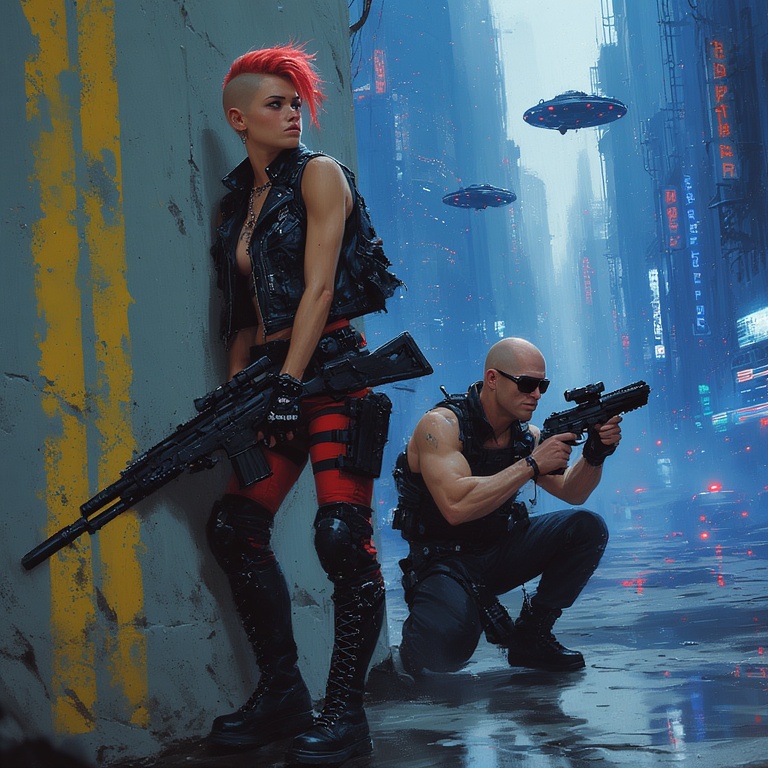 Two-futuristic-armed-individua-(2)