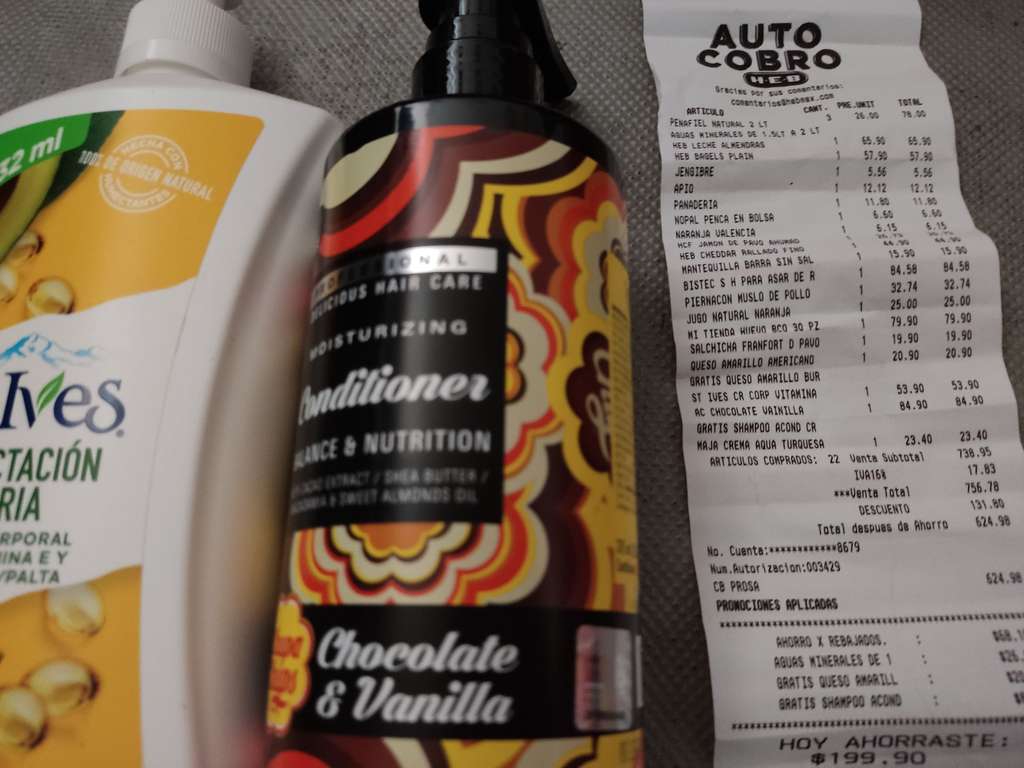 HEB [Comboloco]: Shampoo o tratamiento de cabello GRATIS en la compra de una crema corporal de $59.9 o más 
