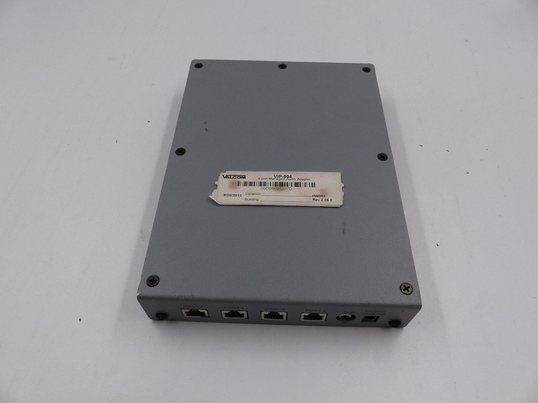 VALCOM VIP-804 QUAD ENHANCED NETWORK AUDIO PORT