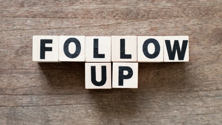 ภาพตัวอย่างเทคนิคการ Follow-Up ที่มีประสิทธิภาพ